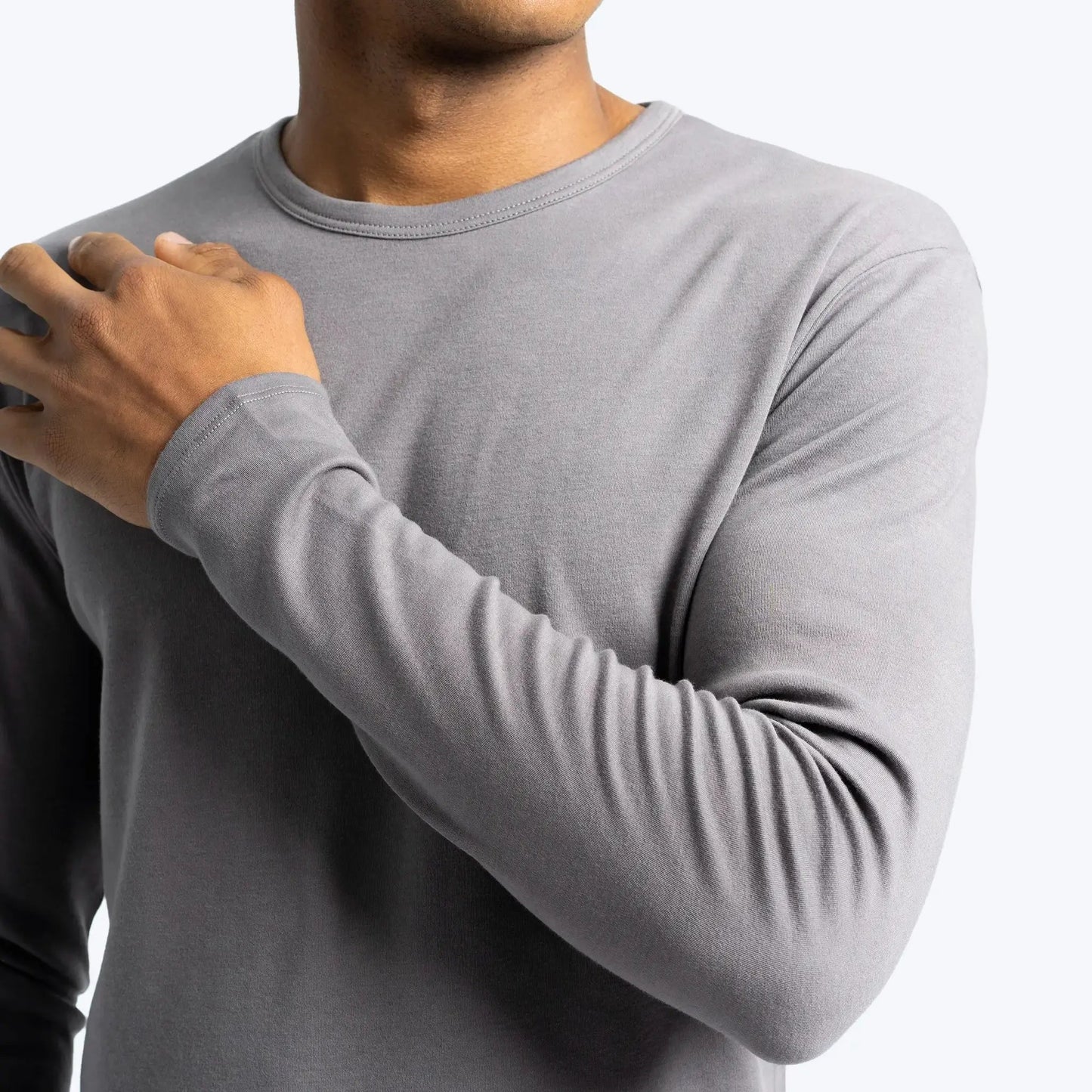 Men'S Organic Pima Long Sleeve Cotton T-Shirt