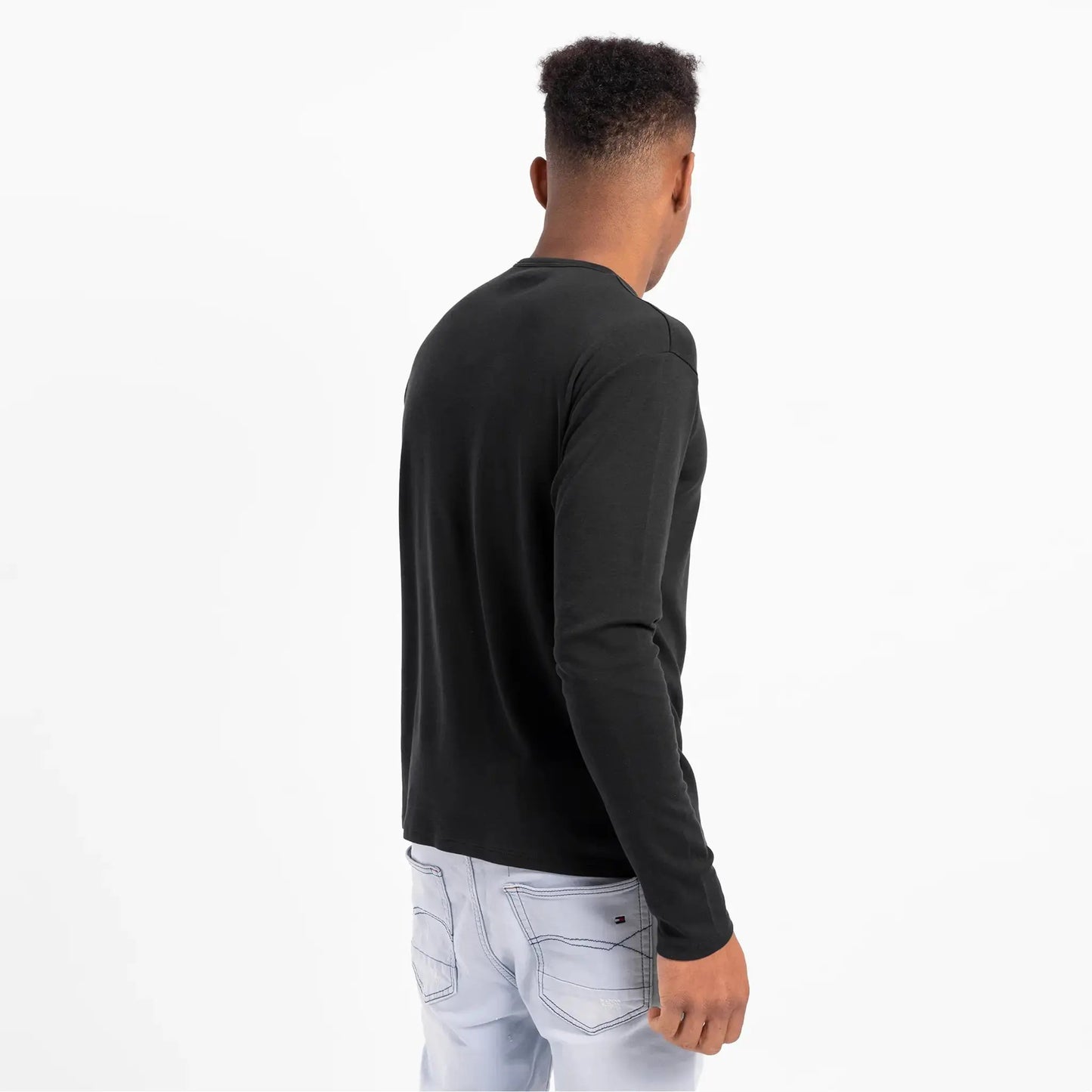 Men'S Organic Pima Long Sleeve Cotton T-Shirt