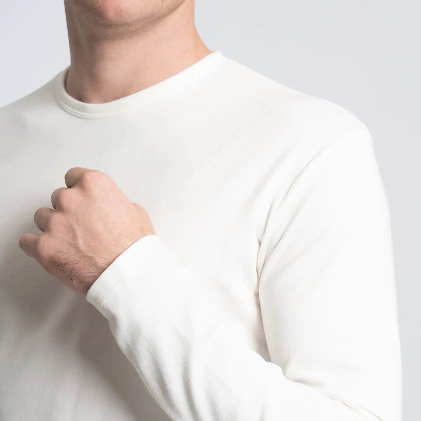 Men'S Organic Pima Long Sleeve Cotton T-Shirt