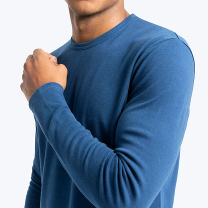 Men'S Organic Pima Long Sleeve Cotton T-Shirt