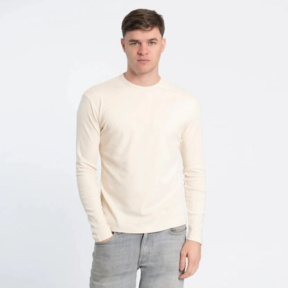 Men'S Organic Pima Long Sleeve Cotton T-Shirt