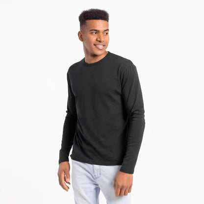 Men'S Organic Pima Long Sleeve Cotton T-Shirt