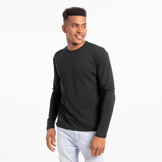 Men'S Organic Pima Long Sleeve Cotton T-Shirt