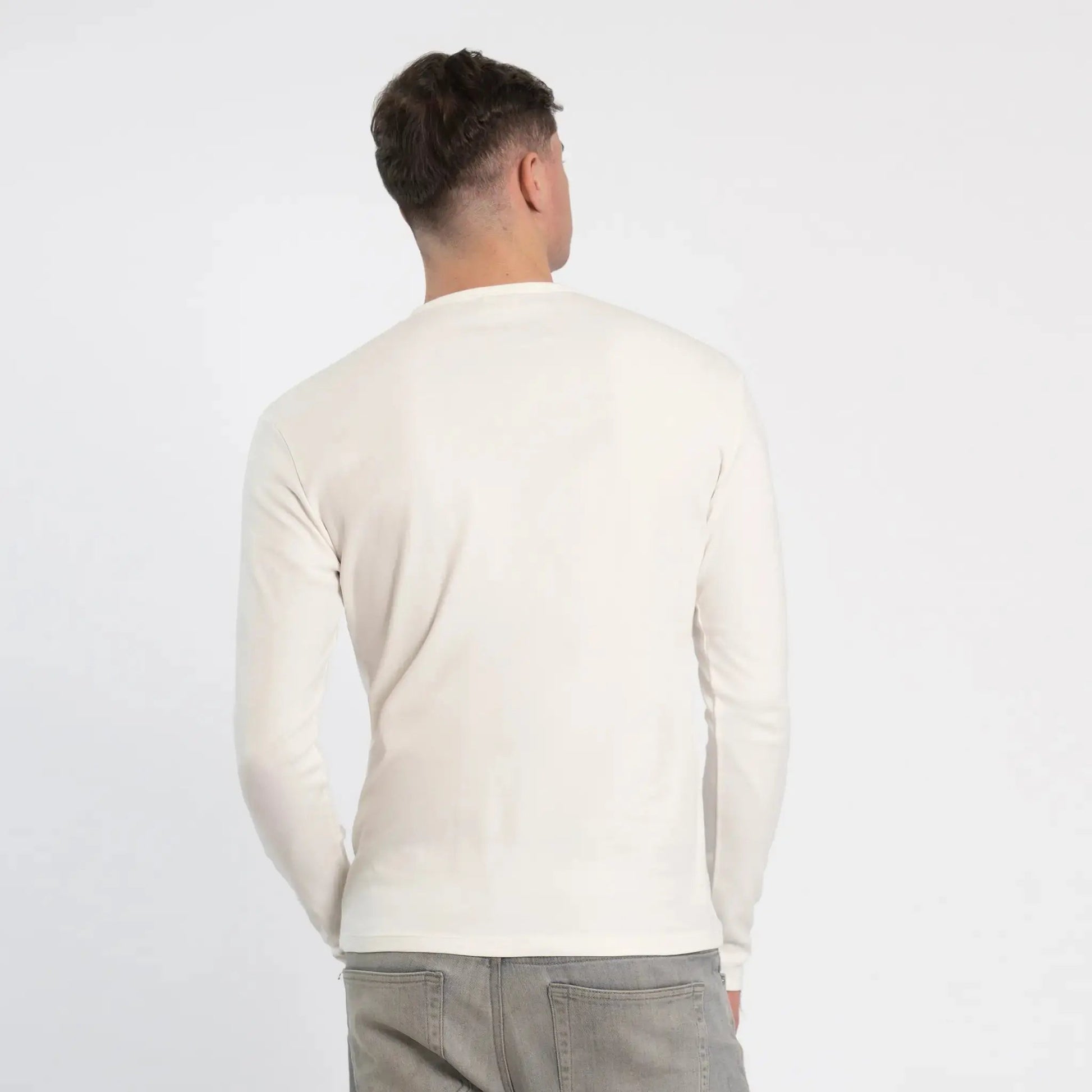 Men'S Organic Pima Long Sleeve Cotton T-Shirt